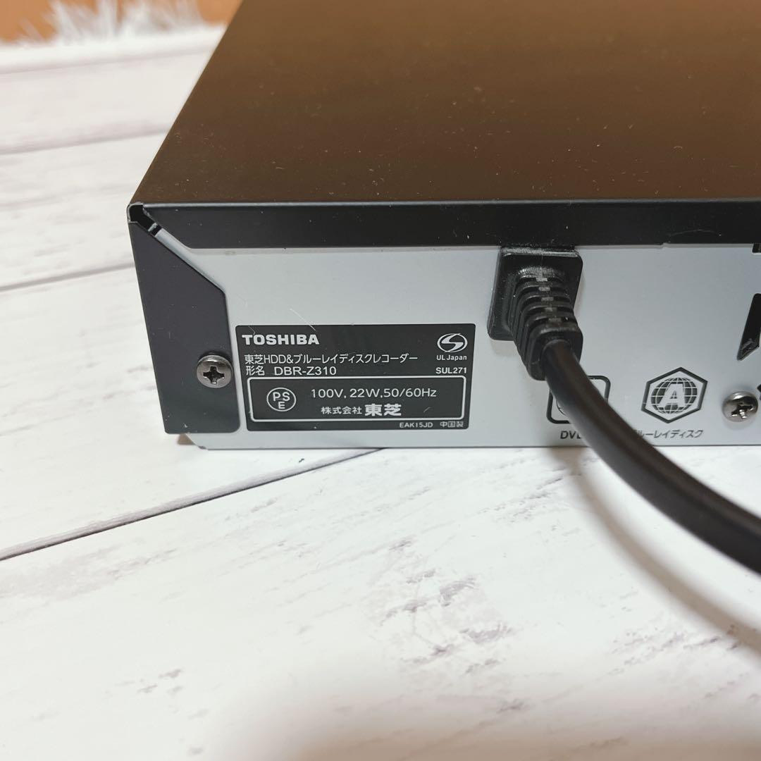 TOSHIBA 東芝　REGZA DBR-Z310 ブルーレイレコーダー