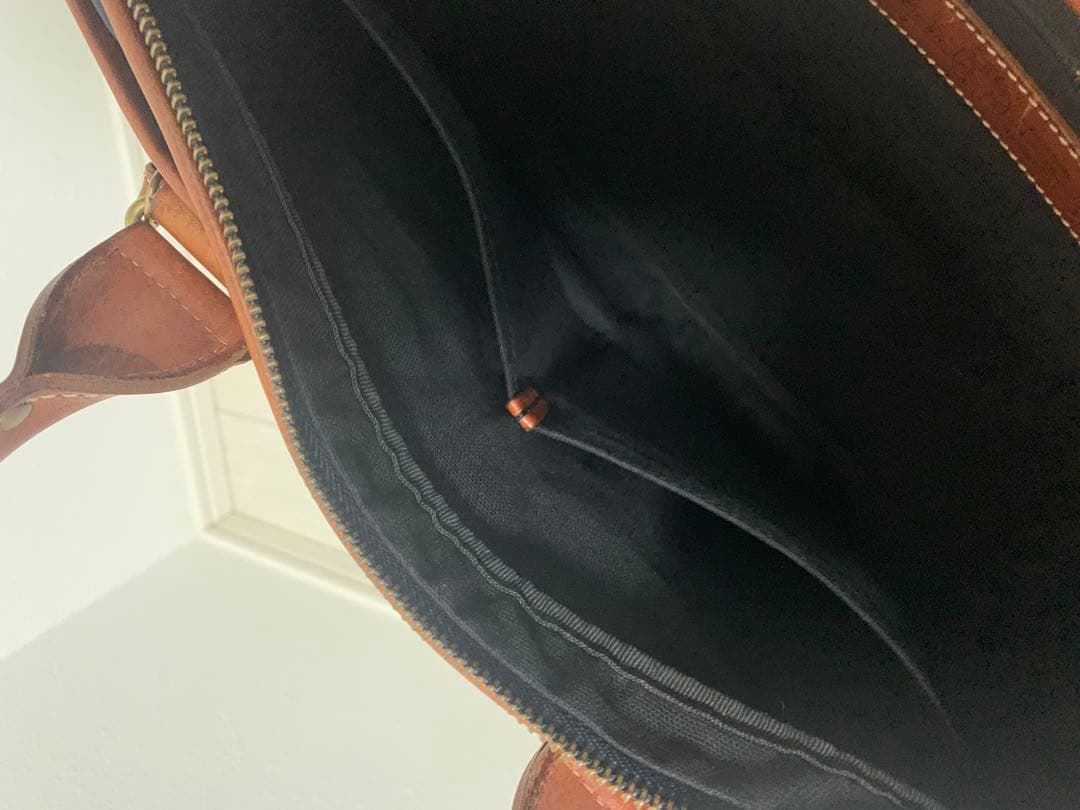 【美品オススメ】フェリージ1882 ビジネスバッグ　ネイビー