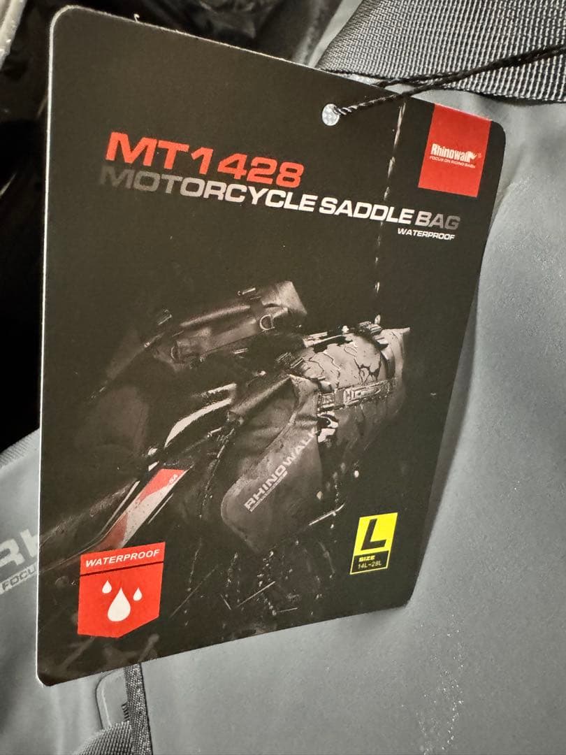 RHINOWALK MT1428 モーターサイクルサドルバッグ Lサイズ