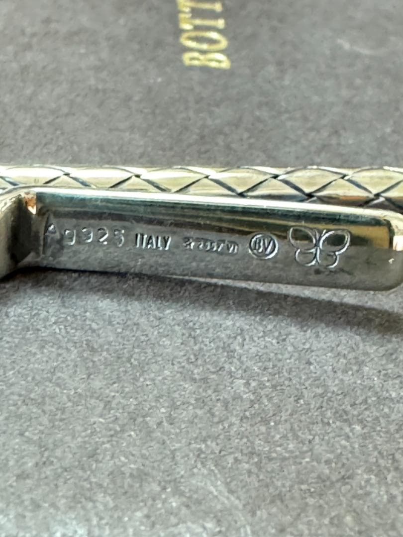 BOTTEGA VENETA／ボッテガヴェネタ_シルバーネクタイピン