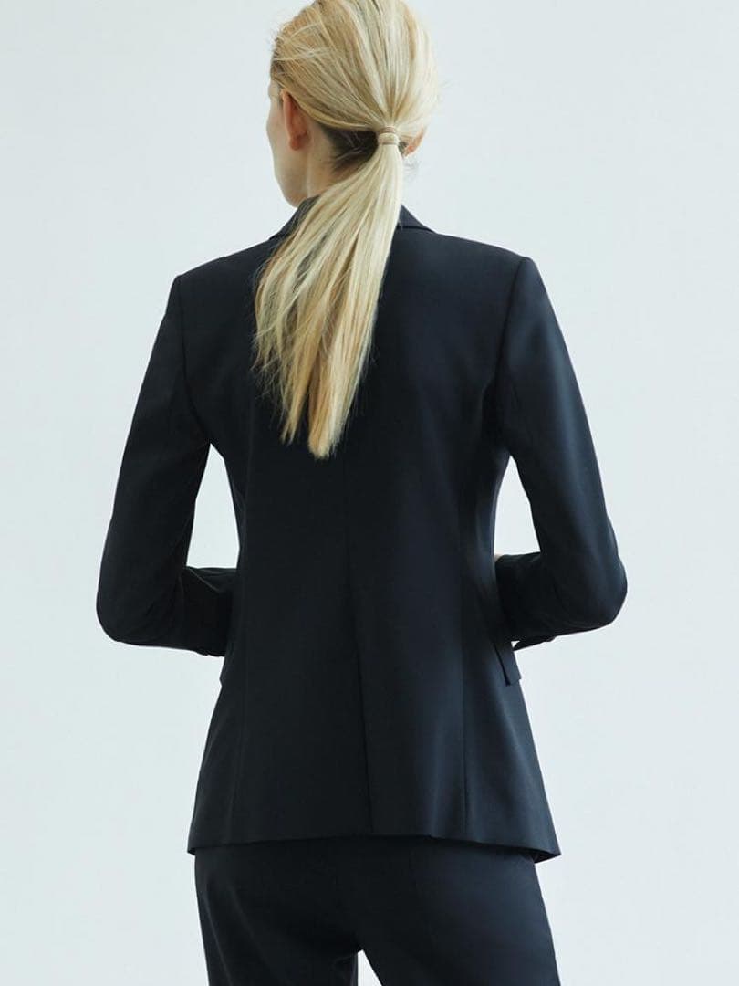 Theory テーラードジャケット TRACEABLE WOOL ネイビー 2