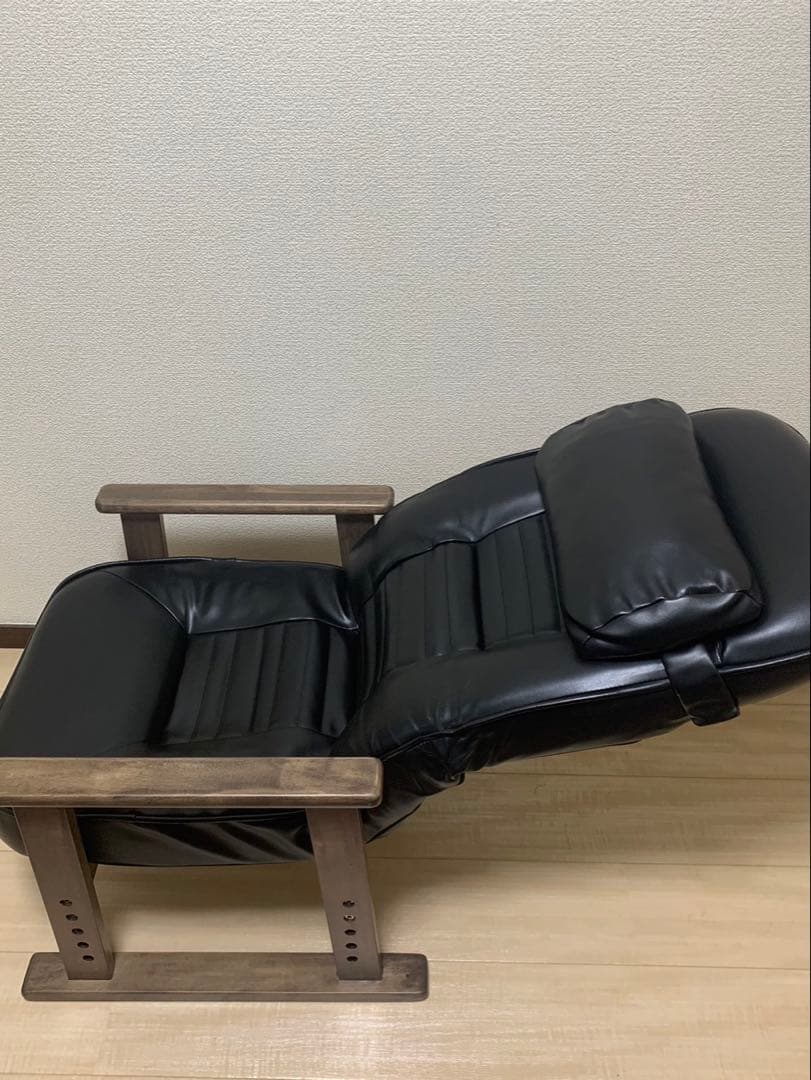 高座椅子　リクライニングチェア ヘッドレスト付き