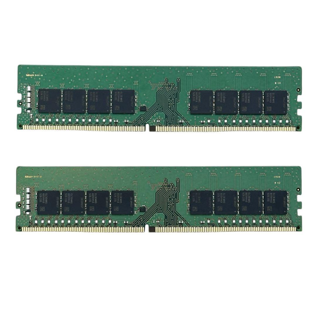 SAMSUNG 64GB(32GBx2枚) DDR4 メモリ