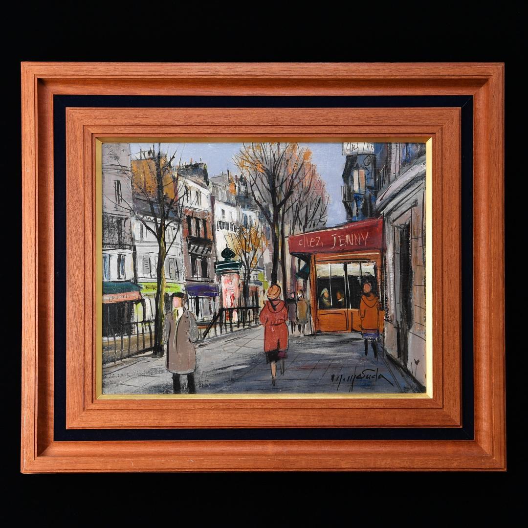 h*u様 【模写】増田誠 「パリー ブルーヴァル ヴォルテール」 油彩 6F