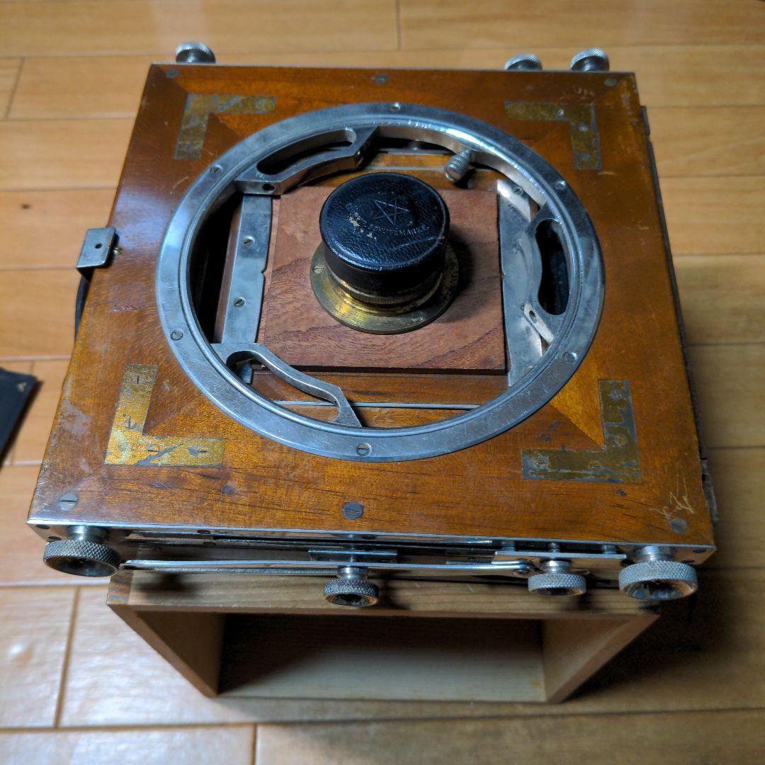 昭和レトロか？大正レトロか？超骨董品！木製蛇腹カメラ