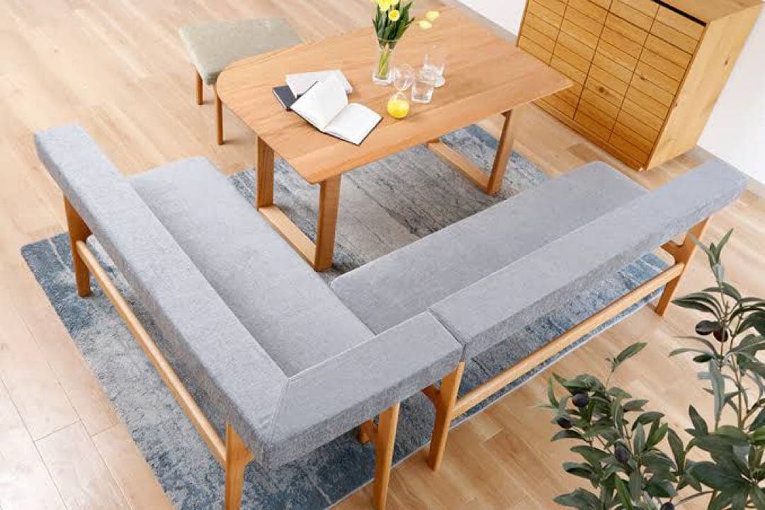 LIVING HOUSE MOCOA ソファー　L字　モコア　リビングハウス