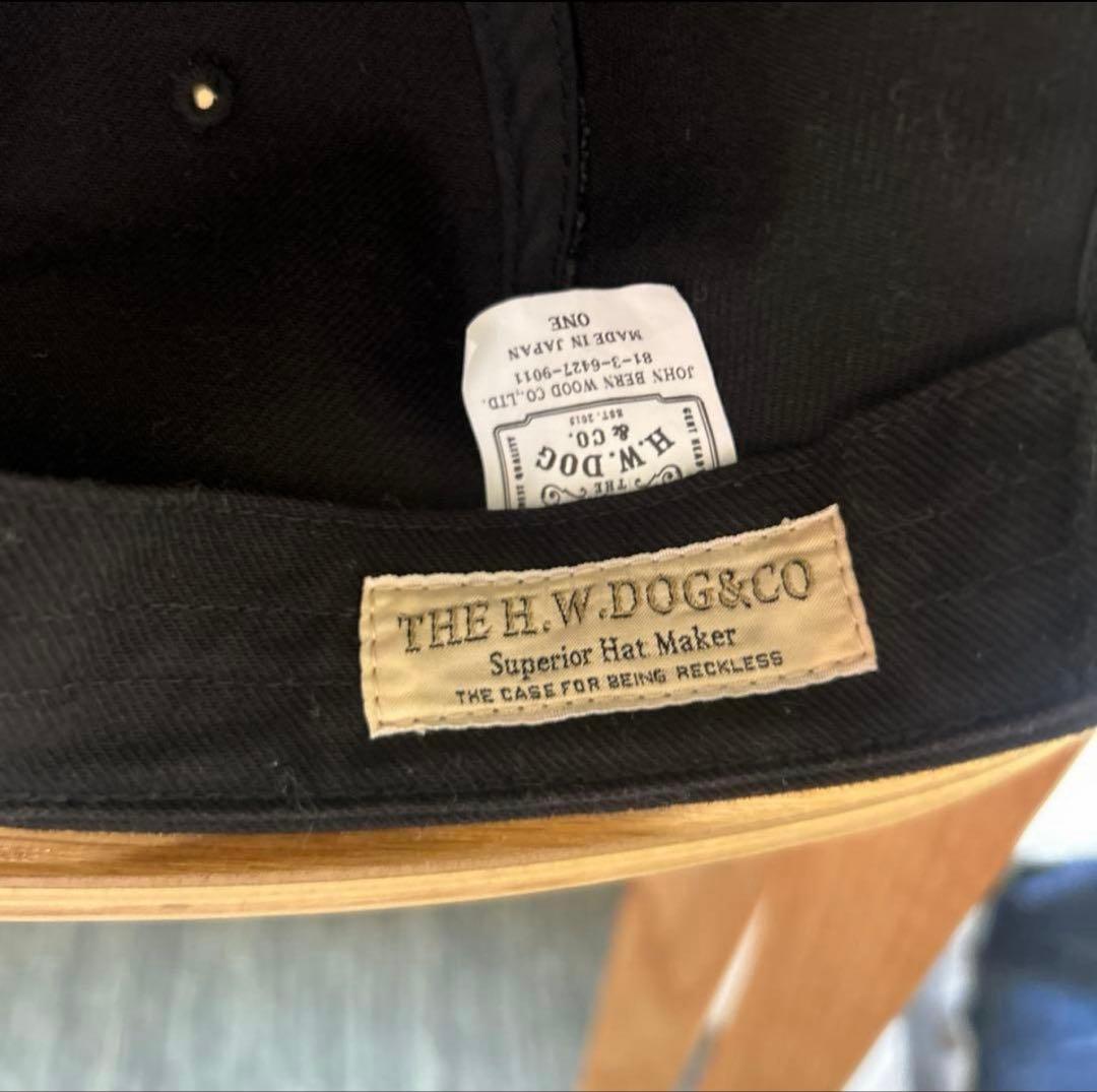 THE H.W.DOG&COキャップ 黒 完売品