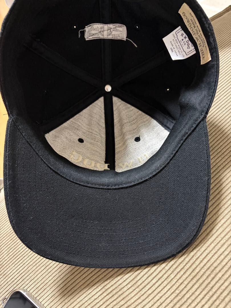 THE H.W.DOG&COキャップ 黒 完売品