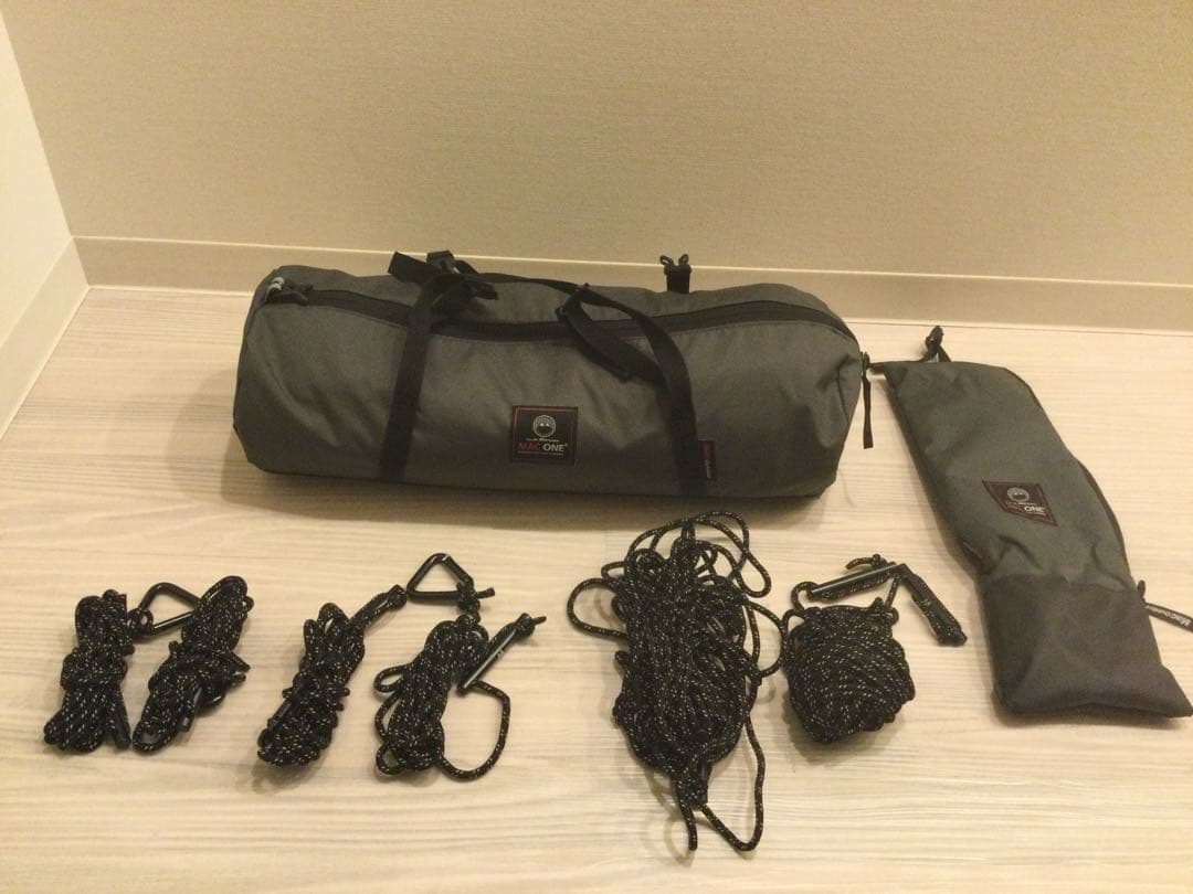 [最終値下げ]マックアウトドア Mac one ヘキサタープ チャコール　M