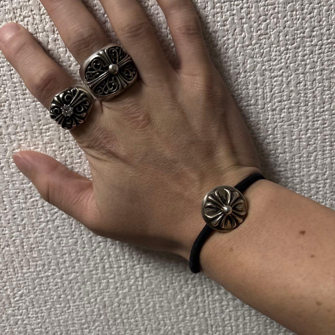 クロムハーツ　ロンワンズ　シルバー チャーム ヘアゴム