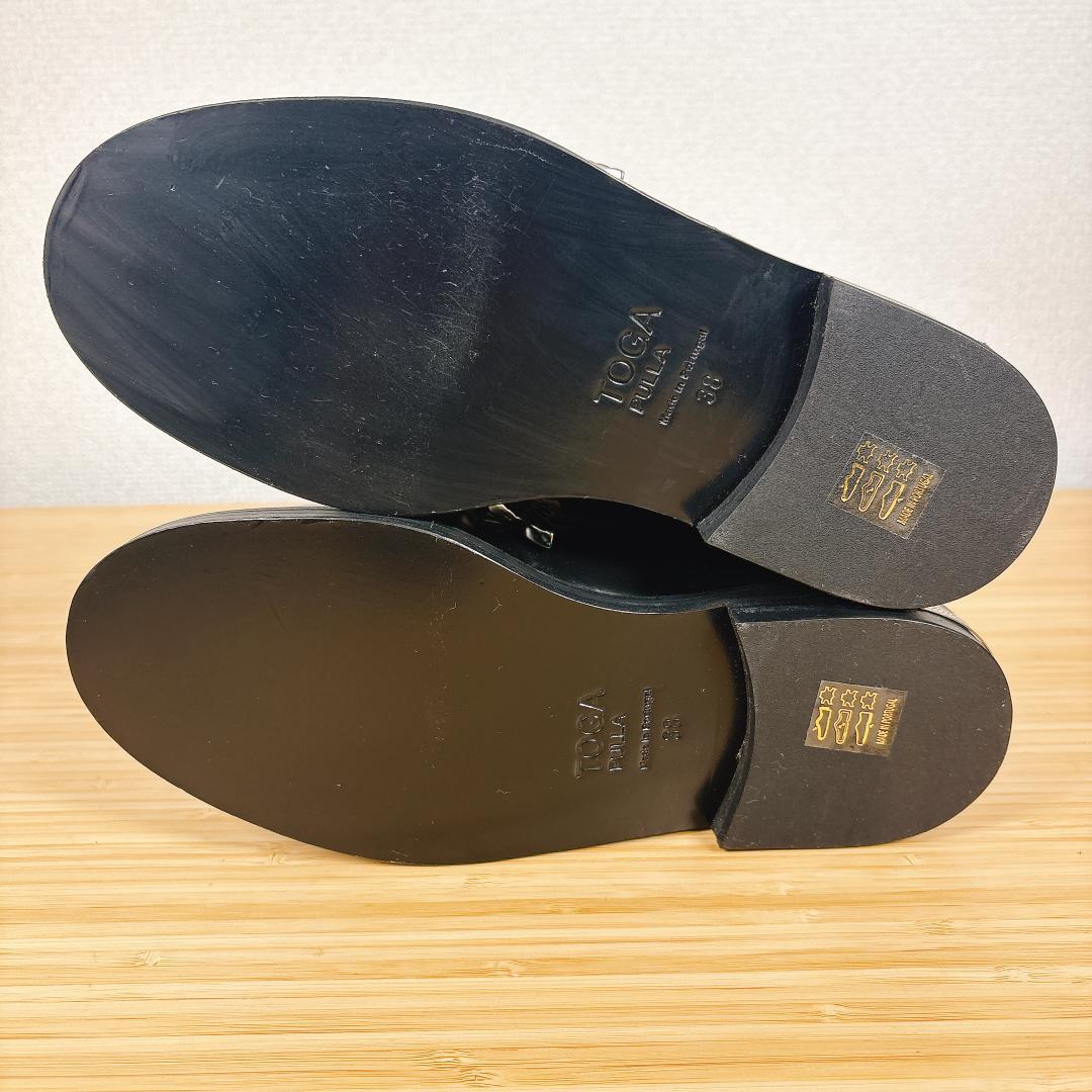 【未使用品】TOGA PULLA トーガ プルラ メタル ローファー 38
