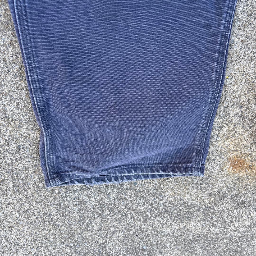 90~00s Carhartt ペインターパンツ ダック地 黒 茄子紺 グレー