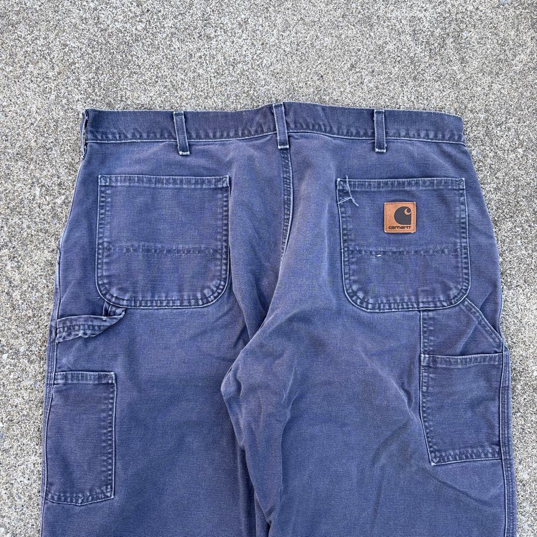 90~00s Carhartt ペインターパンツ ダック地 黒 茄子紺 グレー