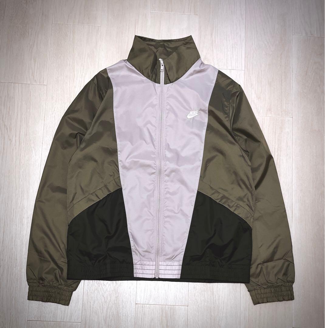 ナイキ ウーブン 上下セット ナイロンジャケット パンツ 新品 2XL オリーブ
