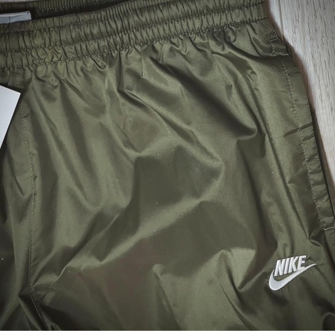ナイキ ウーブン 上下セット ナイロンジャケット パンツ 新品 2XL オリーブ