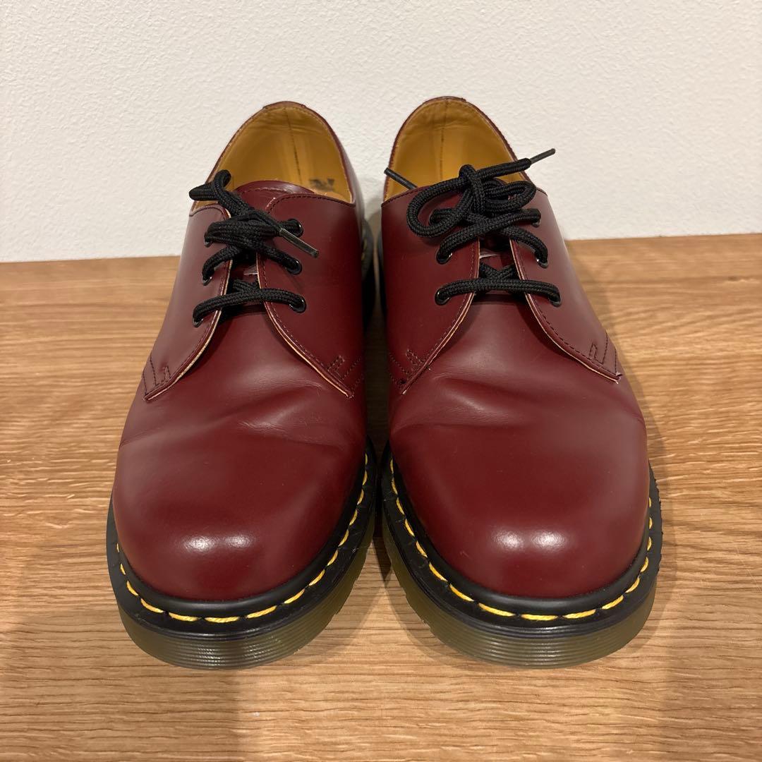 【美品】Dr. Martens バーガンディ レースアップシューズ uk9