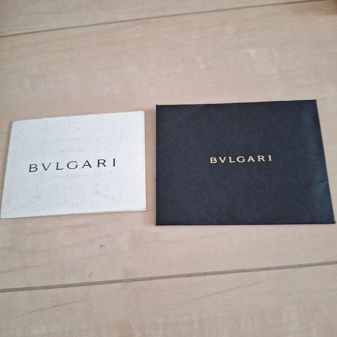 BVLGARI ブラックレザートートバッグ