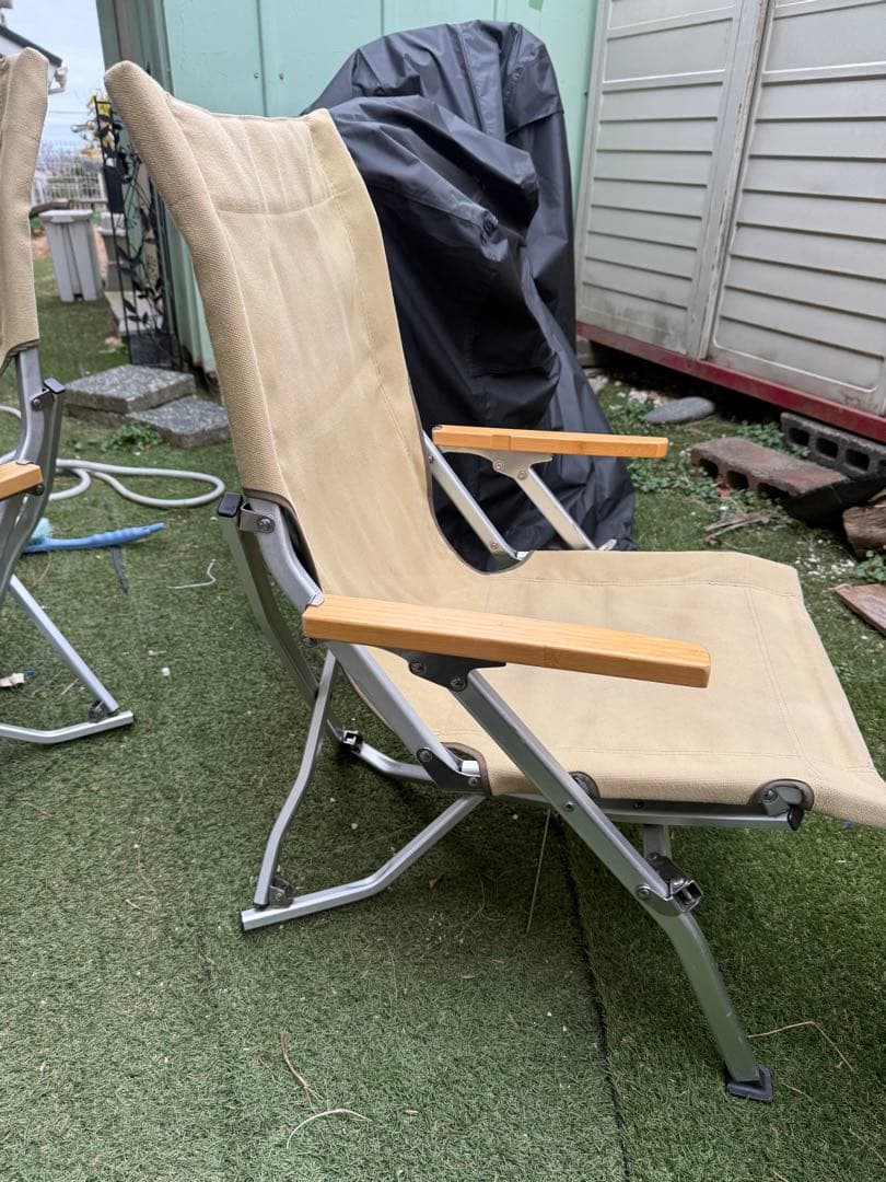  Peak ローチェア30 1脚 竹集成材アーム 折りたたみ ※ケース無