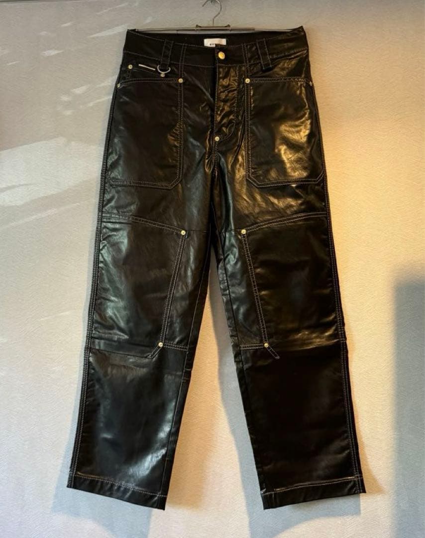 EYTYS ヴィーガンレザーカーゴパンツ28✖️30