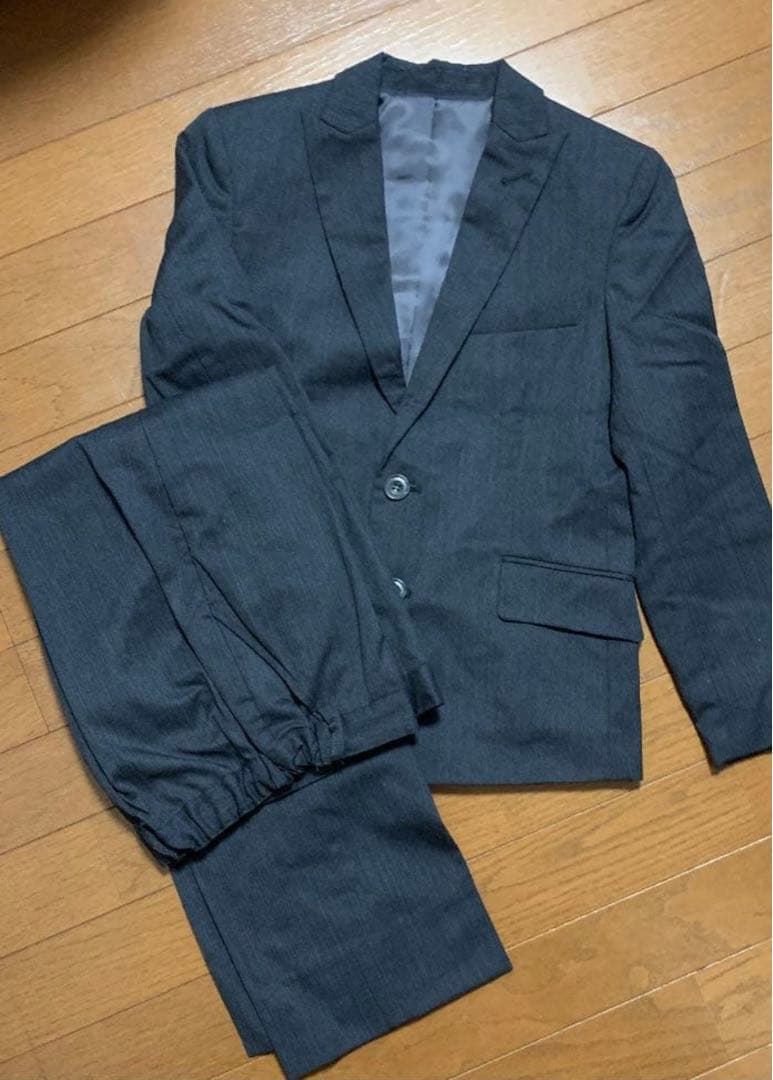 COMME CA ISMキッズ150 スーツ グレー　入学式　卒業式