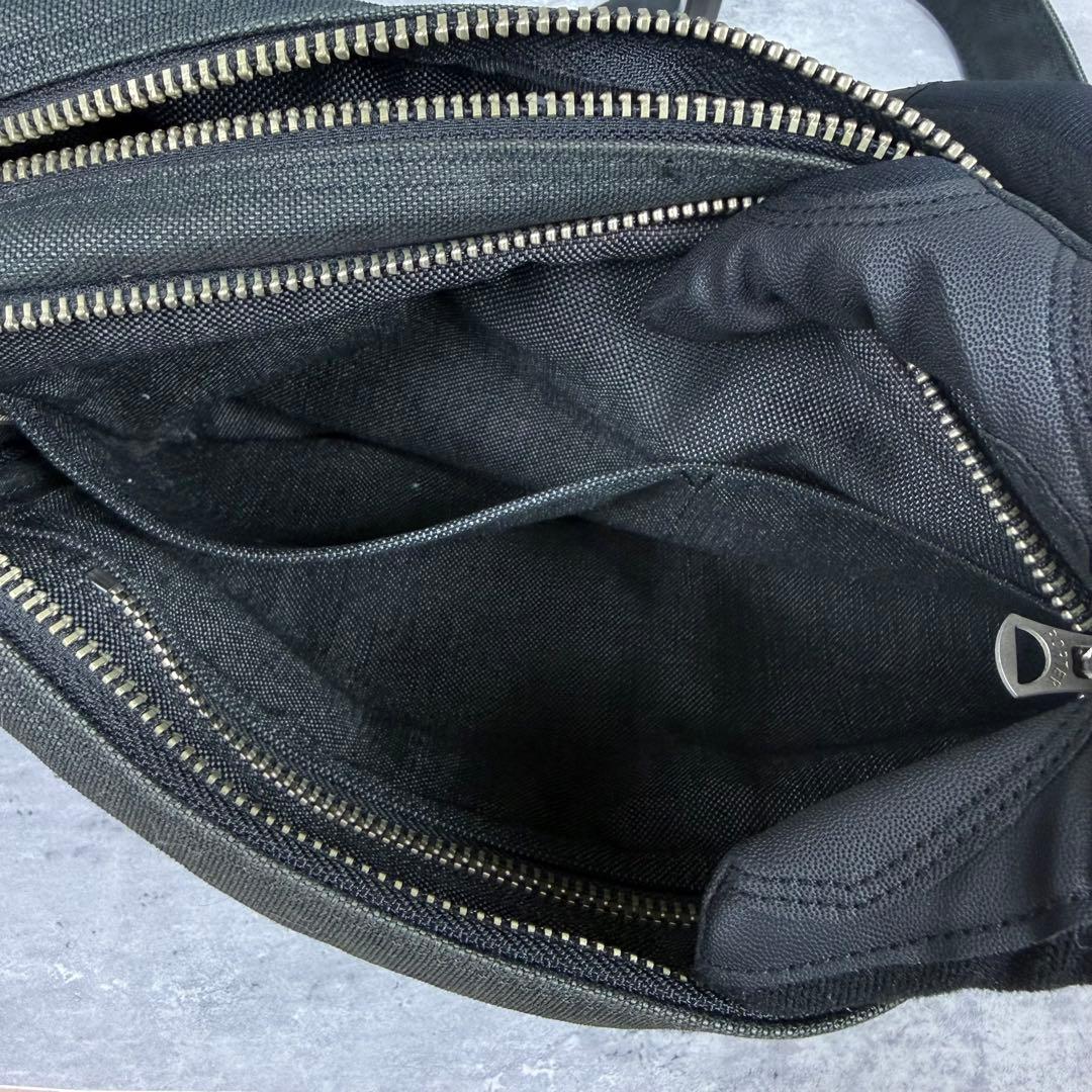 PORTER ショルダーバッグ 黒 キャンバス 日本製 吉田カバン