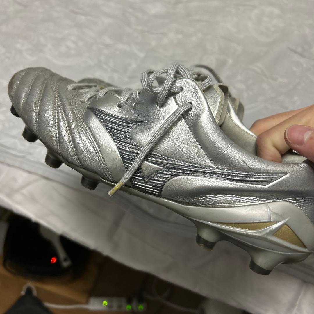Mizuno Morelia シルバー スパイク