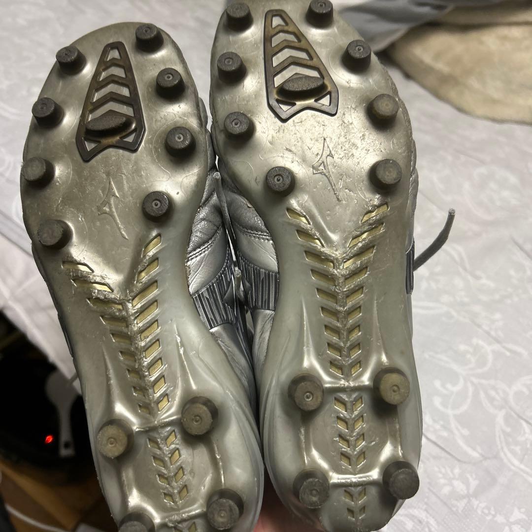 Mizuno Morelia シルバー スパイク