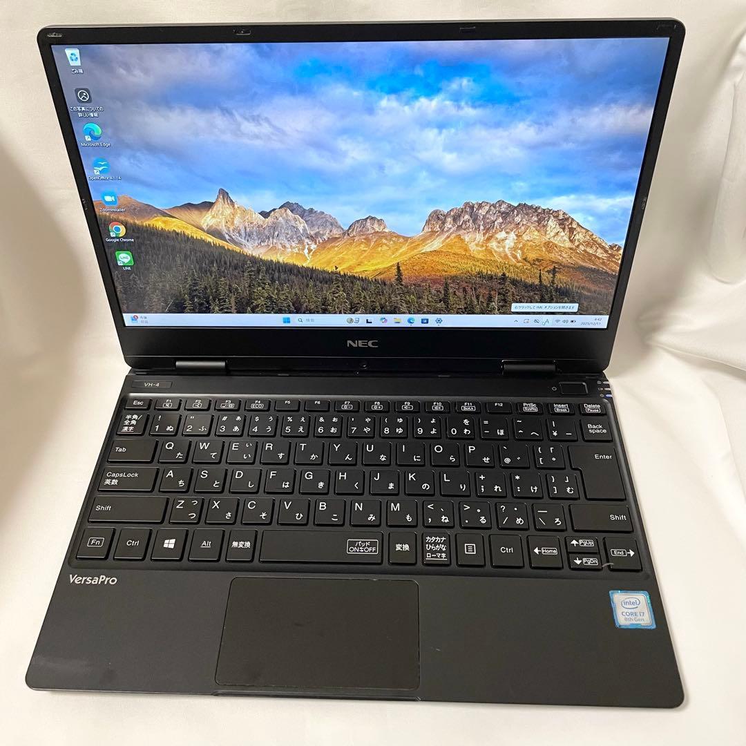 【即使用OK】i7-第8世代/SSD128GB/NEC Windows11軽量