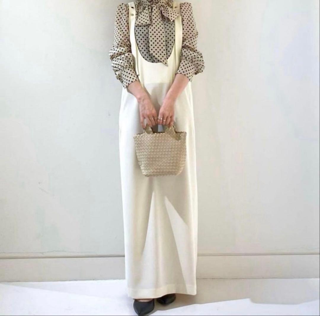 アルアバイル　ルルウィルビー デシンドットフリルボウタイブラウス