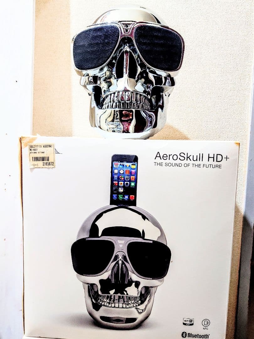 美品　Music Life Aero Skull/エアロ スカル HD+