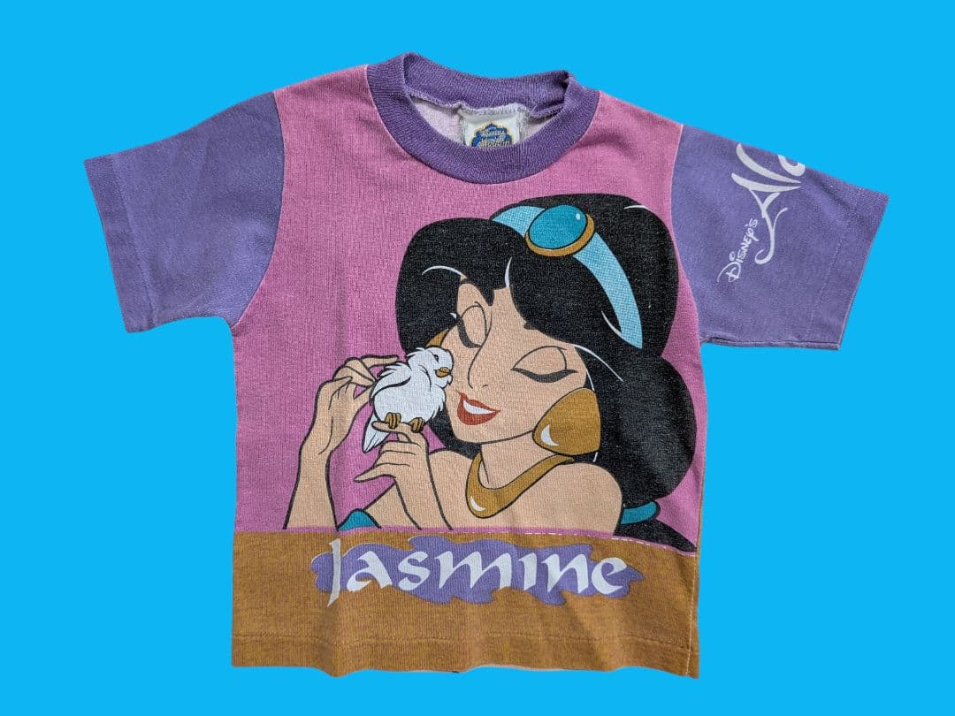 キッズ古着 vintage Disney Aladdin jasmine Tee