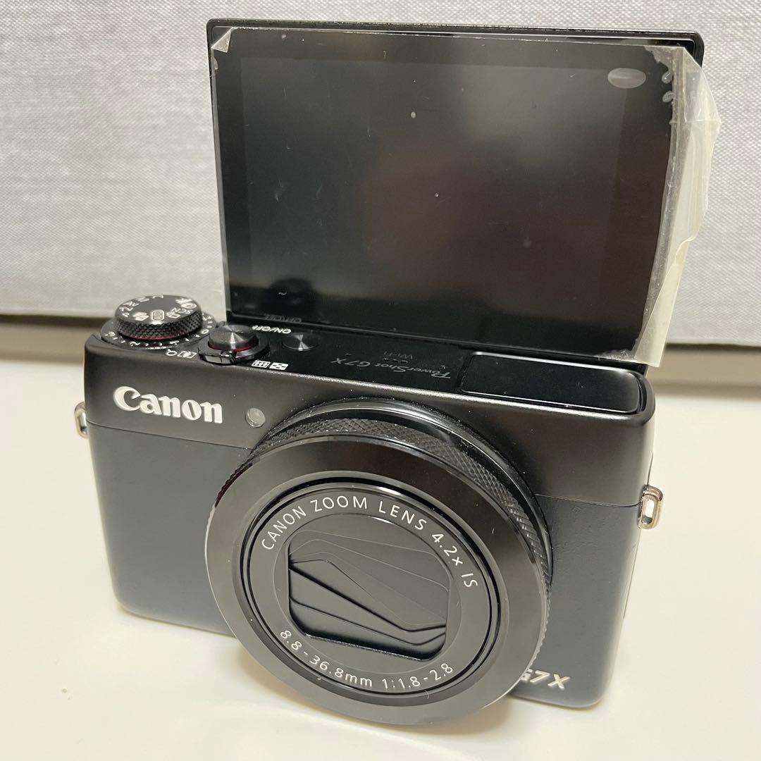 美品 Canon PowerShot G7 X 純正カメラケース付