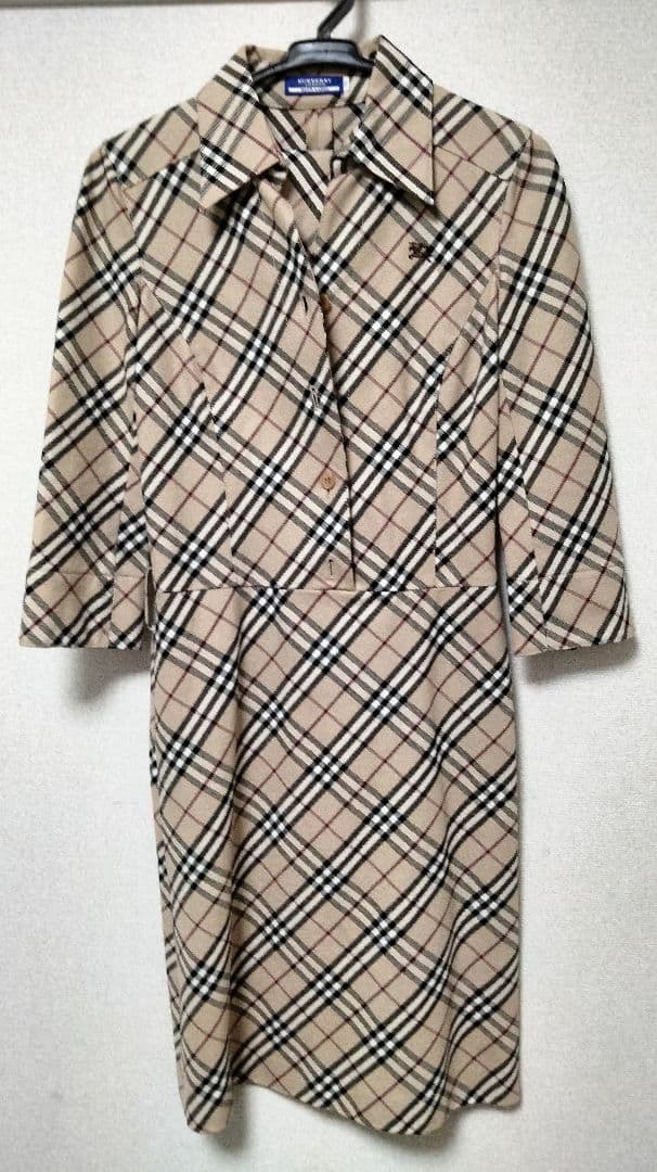 BURBERRY　BLUELABEL　長袖ワンピース