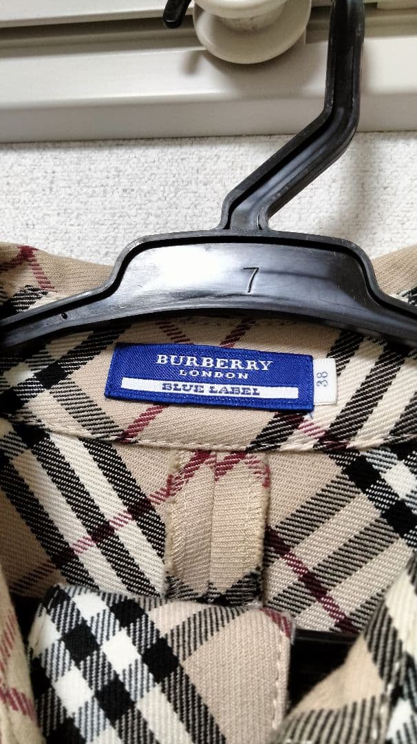 BURBERRY　BLUELABEL　長袖ワンピース