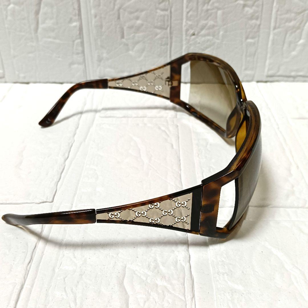 528 GUCCI サングラス マイクロGG ブラウン ケース・クロス付き