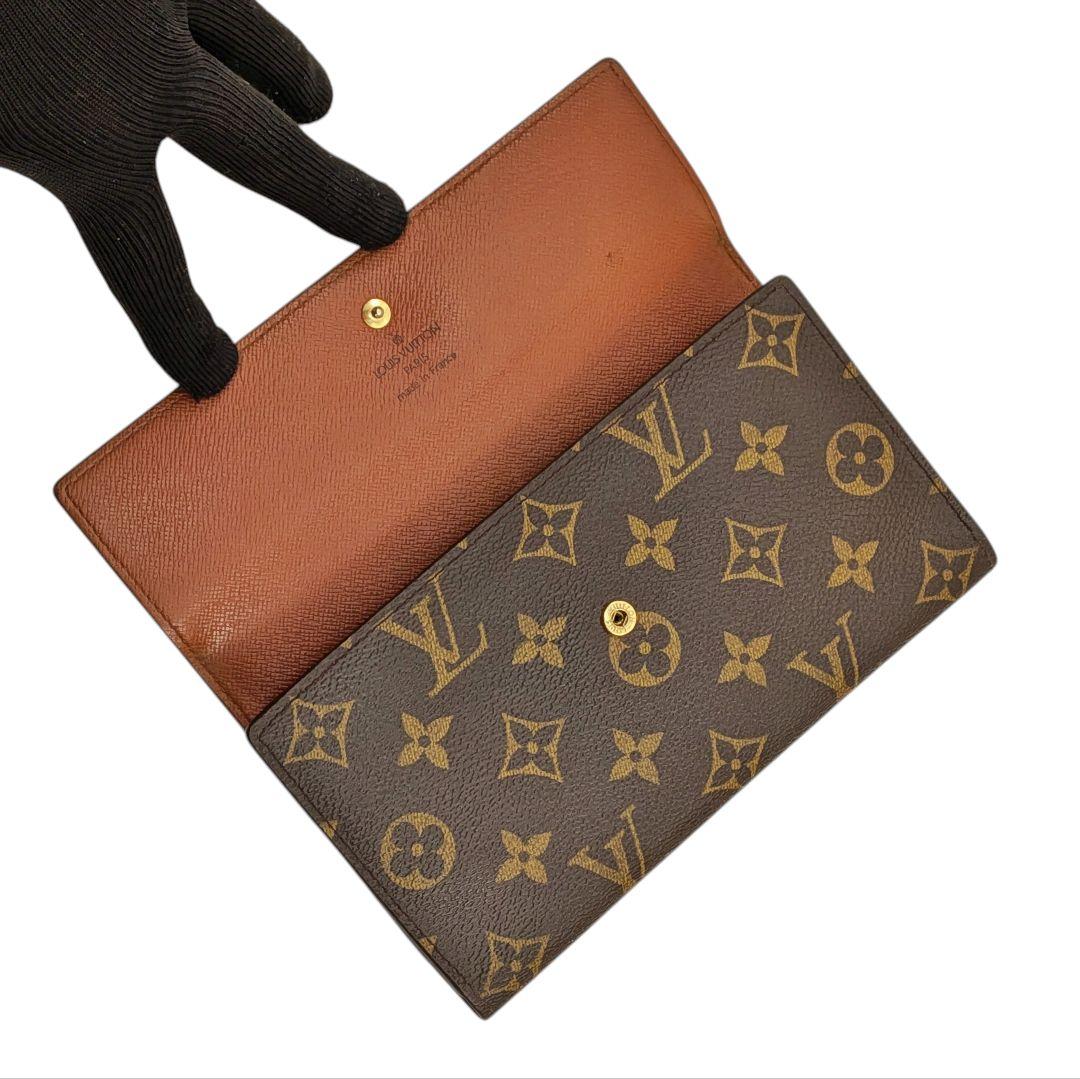 外観美 ルイヴィトン モノグラム ポルトトレゾール インターナショナル 963