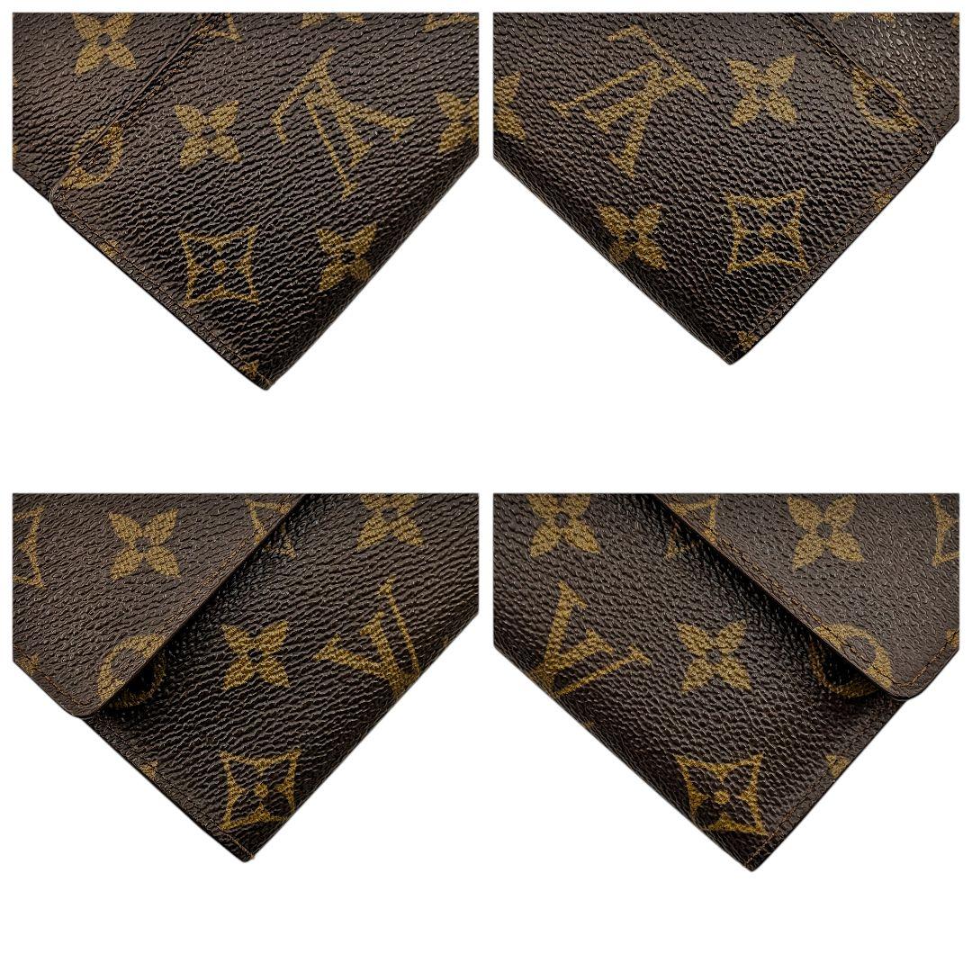 外観美 ルイヴィトン モノグラム ポルトトレゾール インターナショナル 963