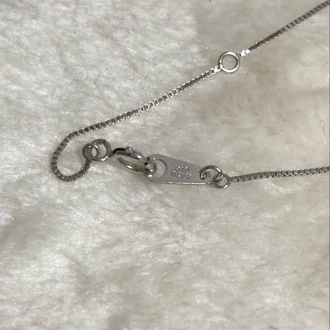 お値下げ中⭐︎ネックレス K10 チャーム ルビー イタリア 製 刻印有り40cm