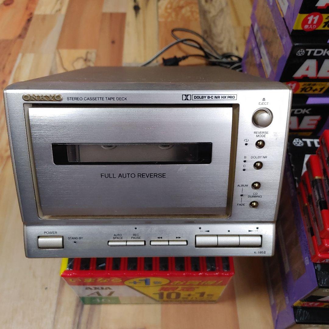 カセットデッキ + カセットテープ82本セット