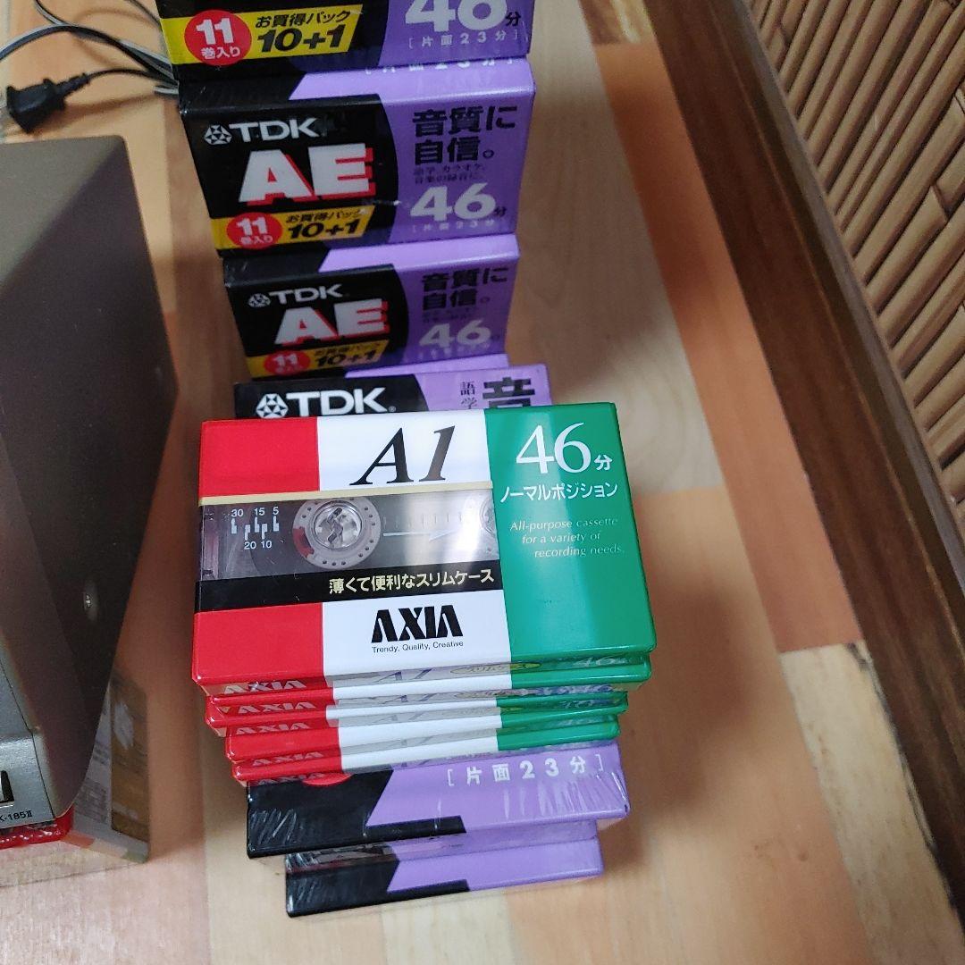 カセットデッキ + カセットテープ82本セット