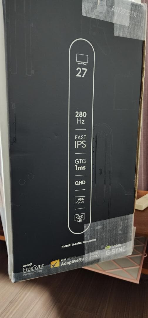 ち*わ様 Alienware 27 280Hz 1440p ナノIPS AW27