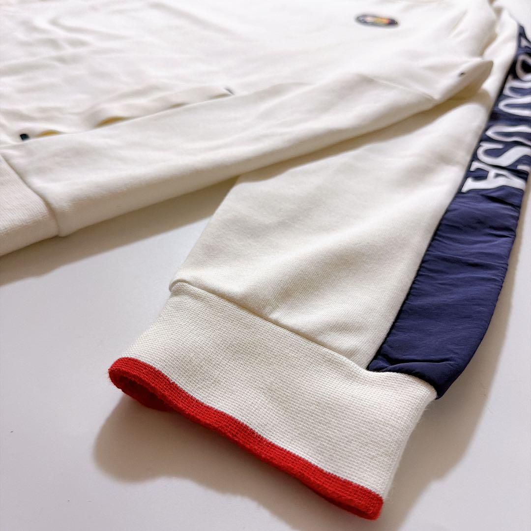 XXL✨️ポロラルフローレン クッキーパッチ サイドラインスウェット USA 白