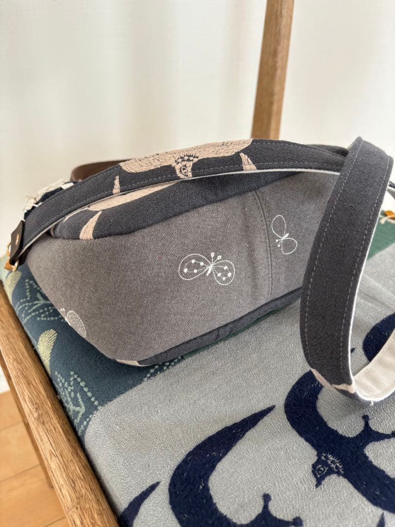 ミナペルホネン◯ハンドメイド◯2way ワッフルサンド　斜め掛けショルダー