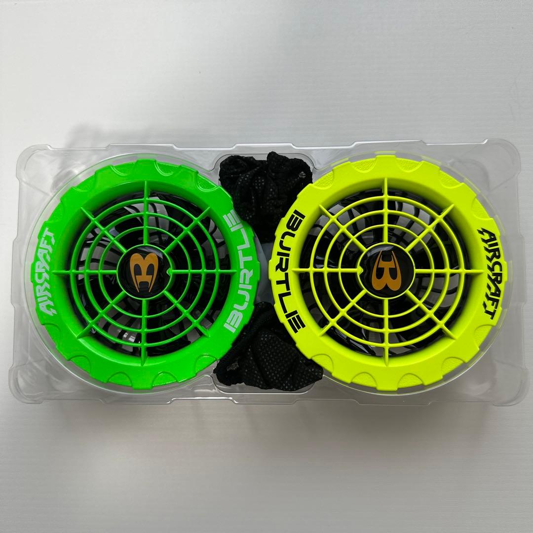 限定品 バートル ファン アシンメトリー イエロー　ライム AC371 ❷