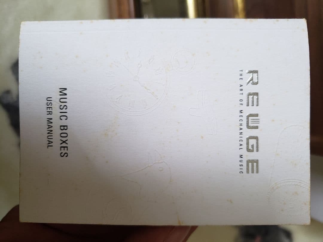 ラグラグさん専用 REUGE シリンダー式オルゴール 木製ケース付き