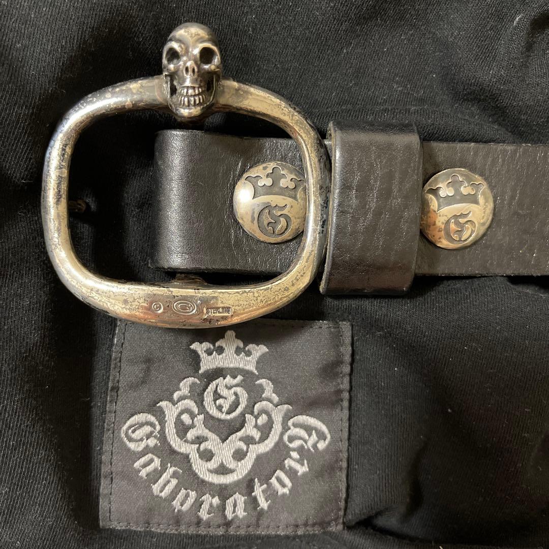 ガボラトリーSkull On American VintageBuckleベルト