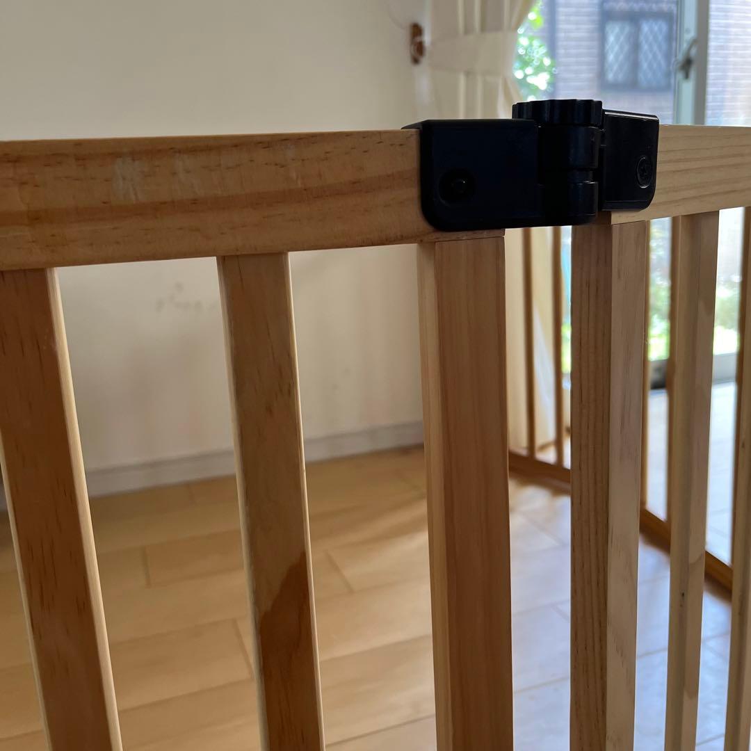 日本育児 おくだけとおせんぼ 木製 スマートワイド Woody (ウッディ)