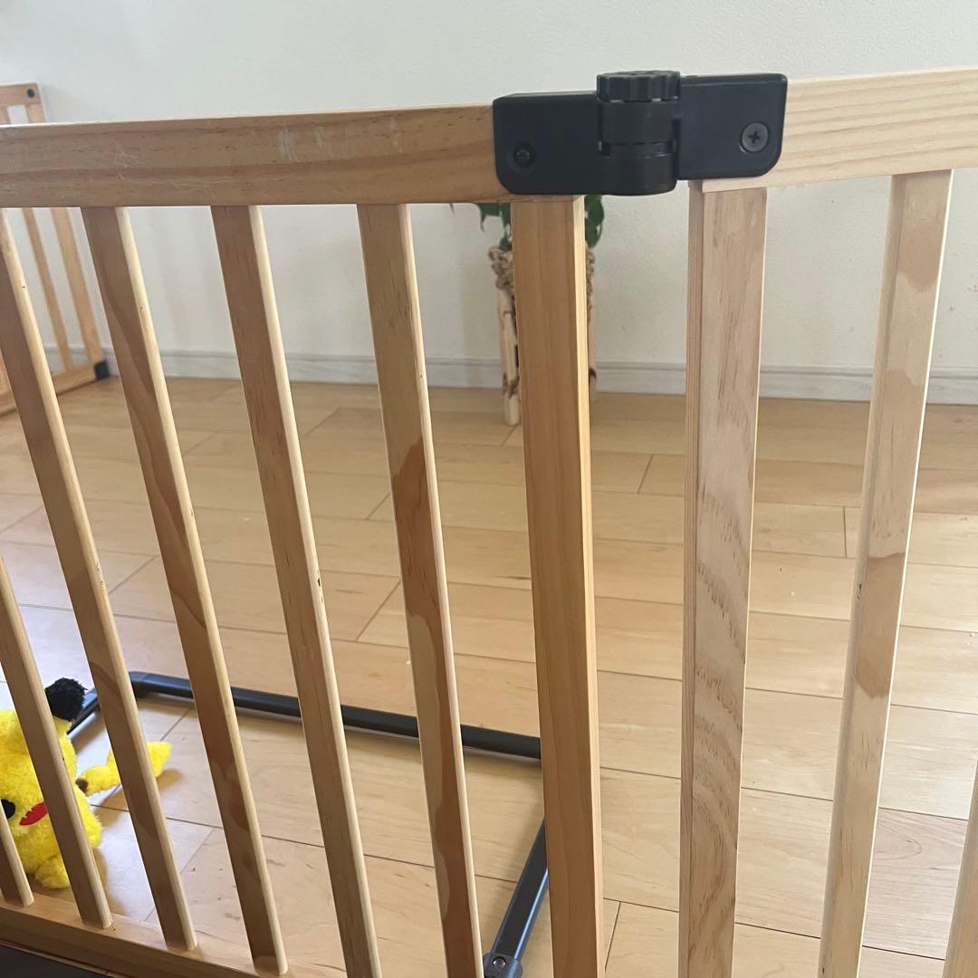 日本育児 おくだけとおせんぼ 木製 スマートワイド Woody (ウッディ)