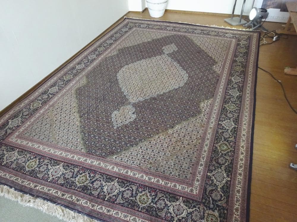 cozy_78127様高級ペルシャ絨毯　タブリーズ産　ウール　マヒ柄　290×