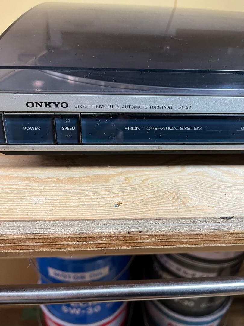 ★レア品★ レコードプレイヤーONKYO LP-33 本体